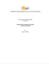 Eficiencia de las Subastas para Asignar  Créditos de Desarrollo
