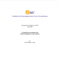 Foreign Direct Investment and Income Inequality in Latin America