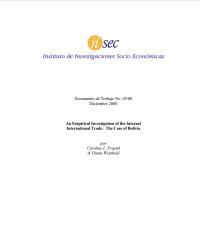 An Empirical Investigation of the Internet International Trade: The Case of Bolivia