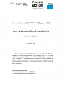 Género y apropiación tecnológica en la Amazonía boliviana