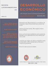 Revista Latinoamericana de Desarrollo Económico No. 26