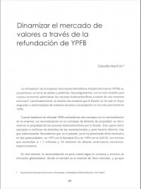 Dinamizar el mercado de valores a través de la refundación de YPFB