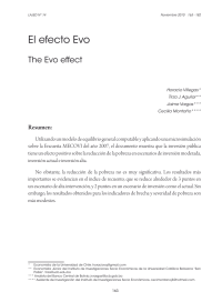 El efecto Evo